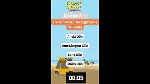 Guest Who #69 Quiz, Info, Facts and a Quote! | The Unbearable Lightness of Being