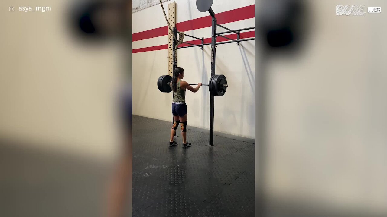 Cette femme a failli se briser la nuque en faisant du sport