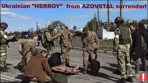 URGENTLY! Ukrainian "Patriots" NAZIS from AZOVSTAL-MARIUPOL are being taken prisoner!