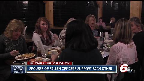 Spouses of fallen officers support each other for life