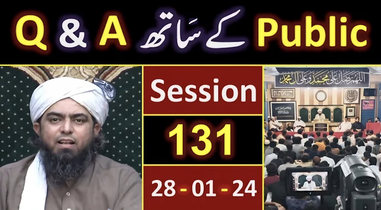 131 Public Q & A Session & Meeting of SUNDAY with Engineer Muhammad Ali Mirza Bhai (28-Jan-2024)