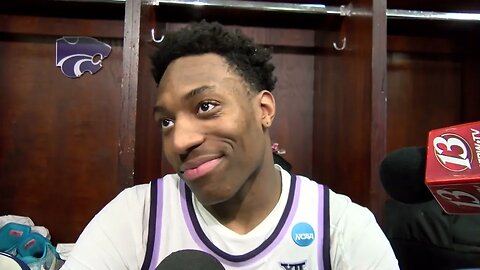 Kansas State Basketball | Nae'Qwan Tomlin Postgame Interview | K-State 75, Kentucky 69