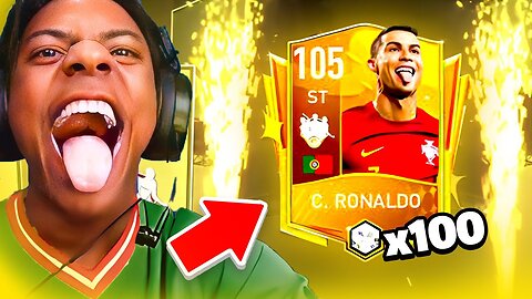 Speed opens 105 Ronaldo and goes crazy 🔥😂🤣 #Speed #CristianoRonaldo #FIFA