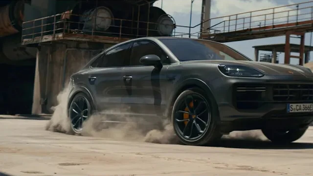 The new Porsche Cayenne Turbo E-Hybrid Coupe Walkaround