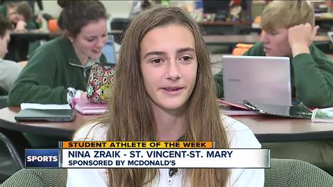 Student Athlete of the Week: Nina Zraik