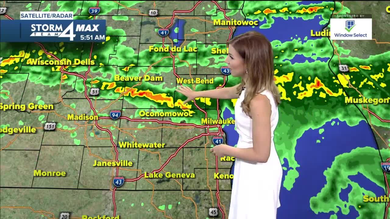 Widespread showers and thunderstorms Saturday