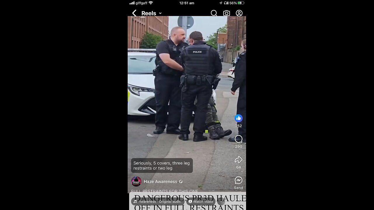 Online Pedophile had to be restrained