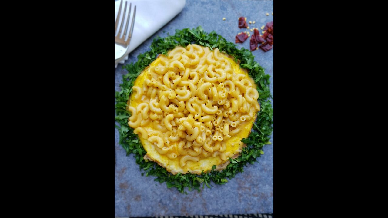 Macaroni Pasta recipe with eggs