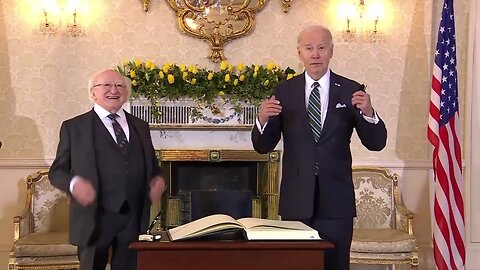 Joe Biden, In Ireland, Says He's "Not Going Home": "I'm Staying Here"