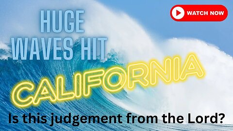 Tsunami Waves 🌊 and Famine coming to California? #jesussaves #jesus #bible #god #california #dream