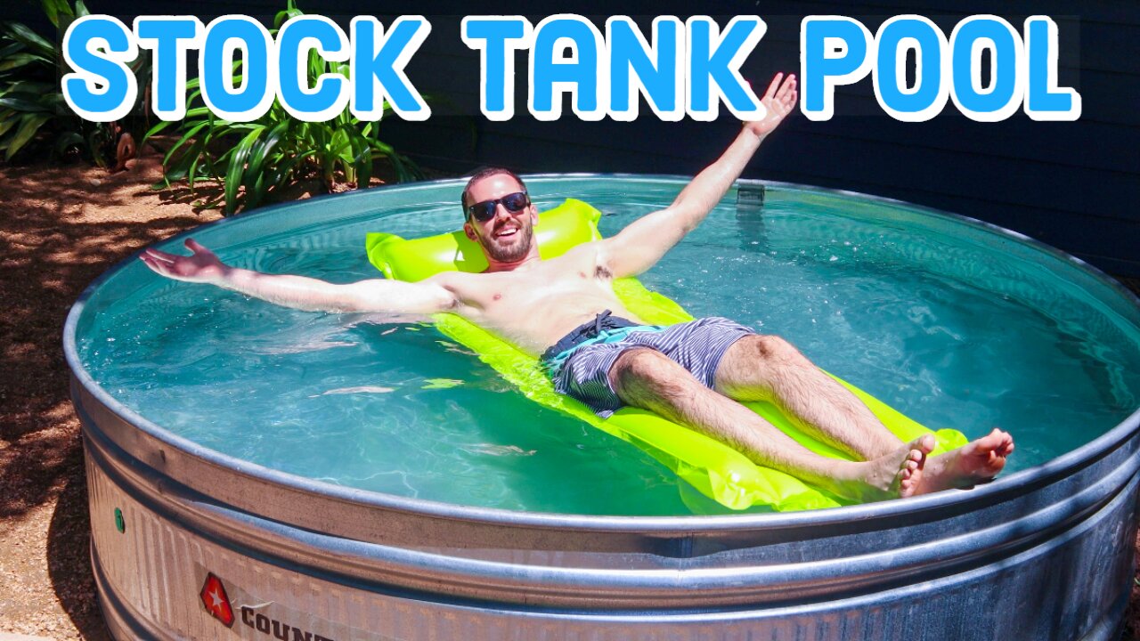 💦 How to Make a Stock Tank Pool | DIY | Pinterest