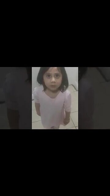 Cute baby girl explains why she does not like pimples -super hilarious