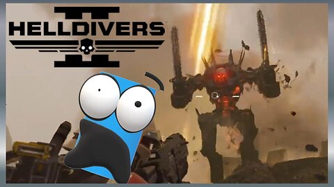 Robots with chainsaws (Helldivers 2)