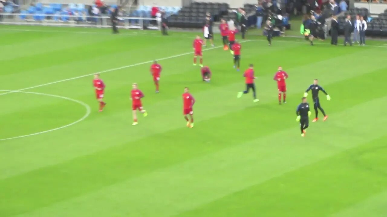 WCQ 2017: USA vs. Honduras player warm-ups