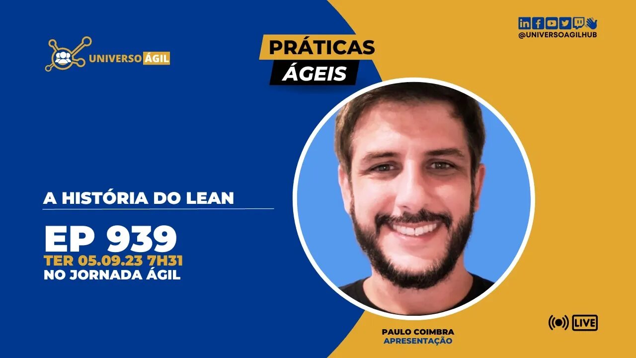 #JornadaAgil731 E939 #PráticasÁgeis a História do Lean