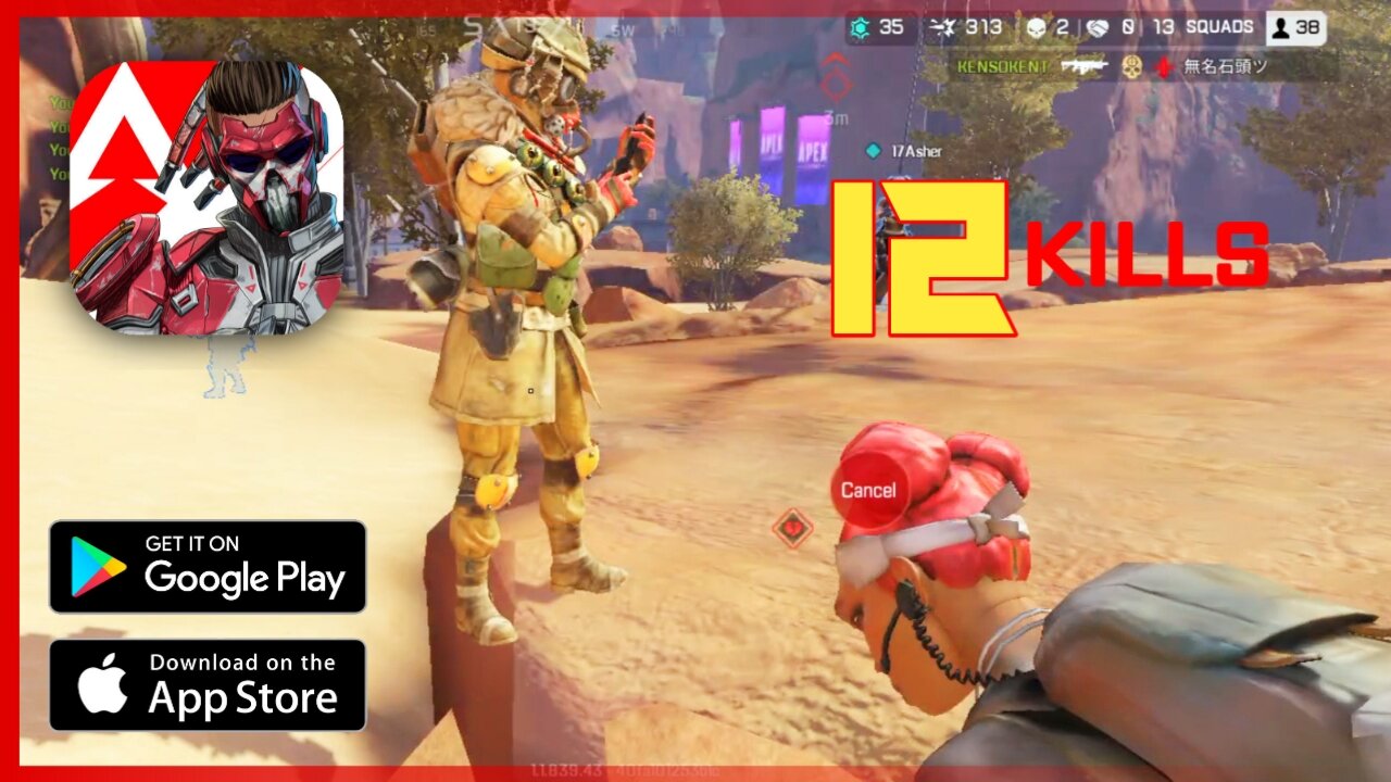 Apex Legends Mobile - Gameplay Android Part 1 (My First Game 12 kills)