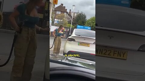 Putting Gas In A Tesla? 🤣