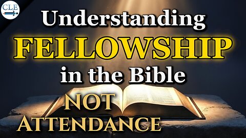 Attending a Church Building is Not Fellowship | 5-2-21