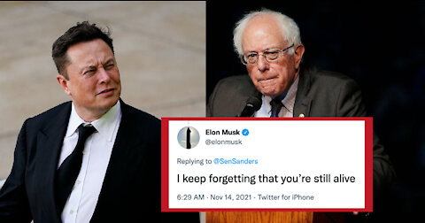 Reaction to the Elon Musk Vs Bernie Sanders Feud - The RYANG Show 11 30 2021