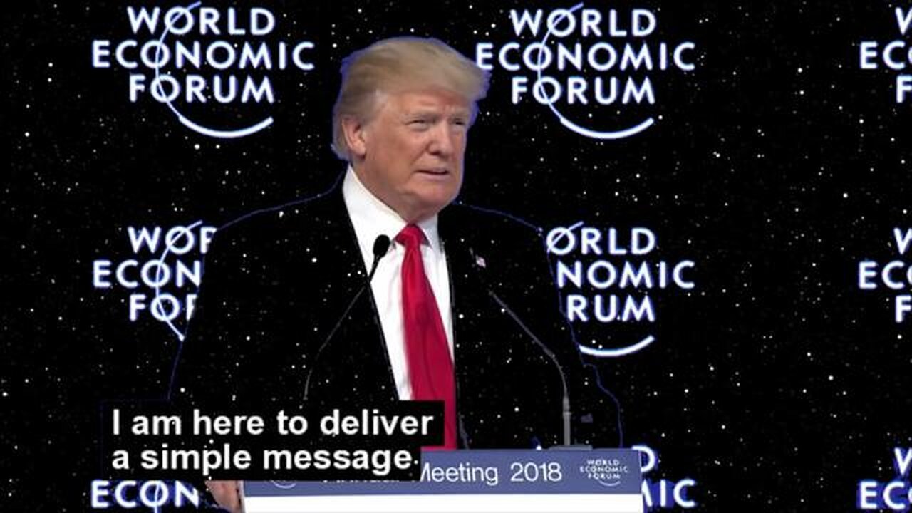 FOR THOSE OF YOU THAT MISSED IT....PRESIDENT DONALD J. TRUMP - SPEECH TO THE WEF [2018 REDUX]