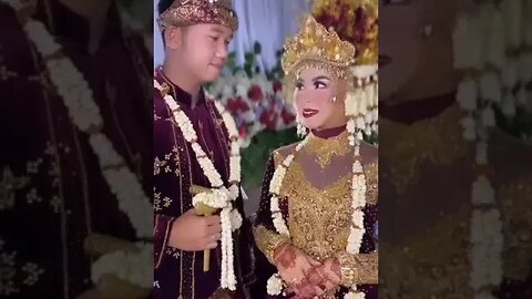 Pengantin adat Palembang Sumatera selatan #shorts #short #shortvideo