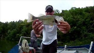 Catching Fish from a Restored 1970 Winner Lake & Sea Boat