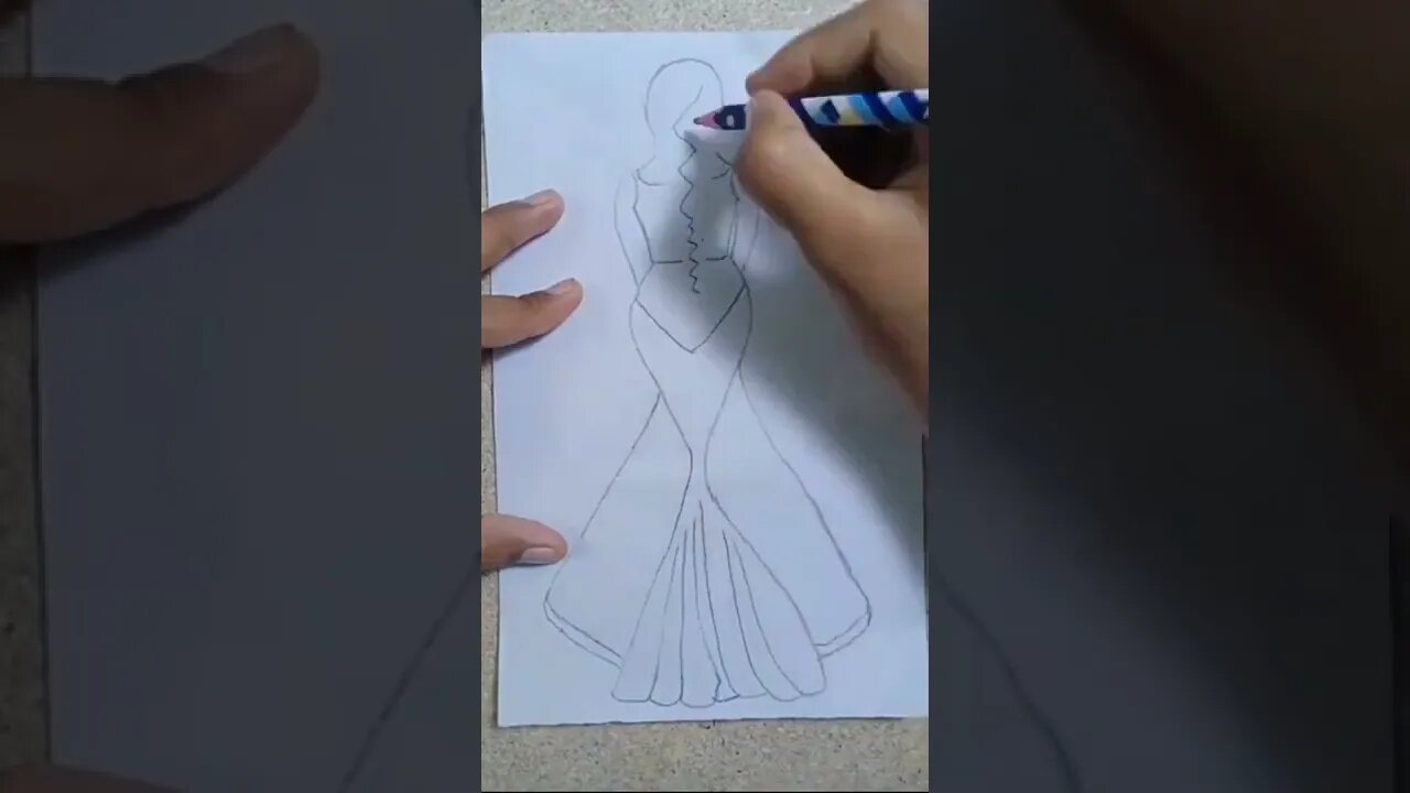 How To Draw A Girl #shorts #drawing #howtodraw #short #youtubeshorts #viral #youtube #shortsfeed