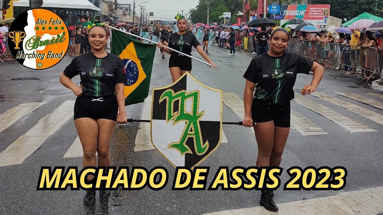 BANDA MARCIAL MACHADO DE ASSIS 2023 - DESFILE CÍVICO 2023 NO BAIRRO DE MANGABEIRA-PB.