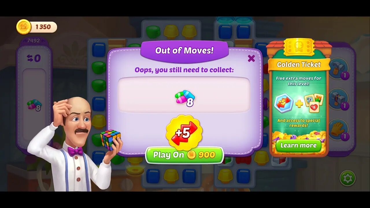 Playrix Homescapes Gameplay Walkthrough Level 7492