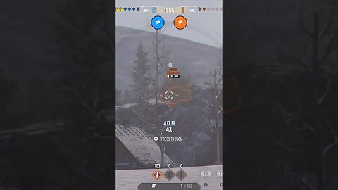 World of Tanks: Little too far away for me to hit well, but I did get him!