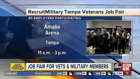 85 companies looking to hire vets at Tampa job fair on Thursday