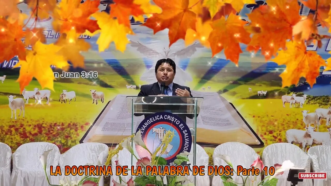 LA DOCTRINA DE LA PALABRA DE DIOS: Parte 10 - EVANGELISTA EDGAR CRUZ