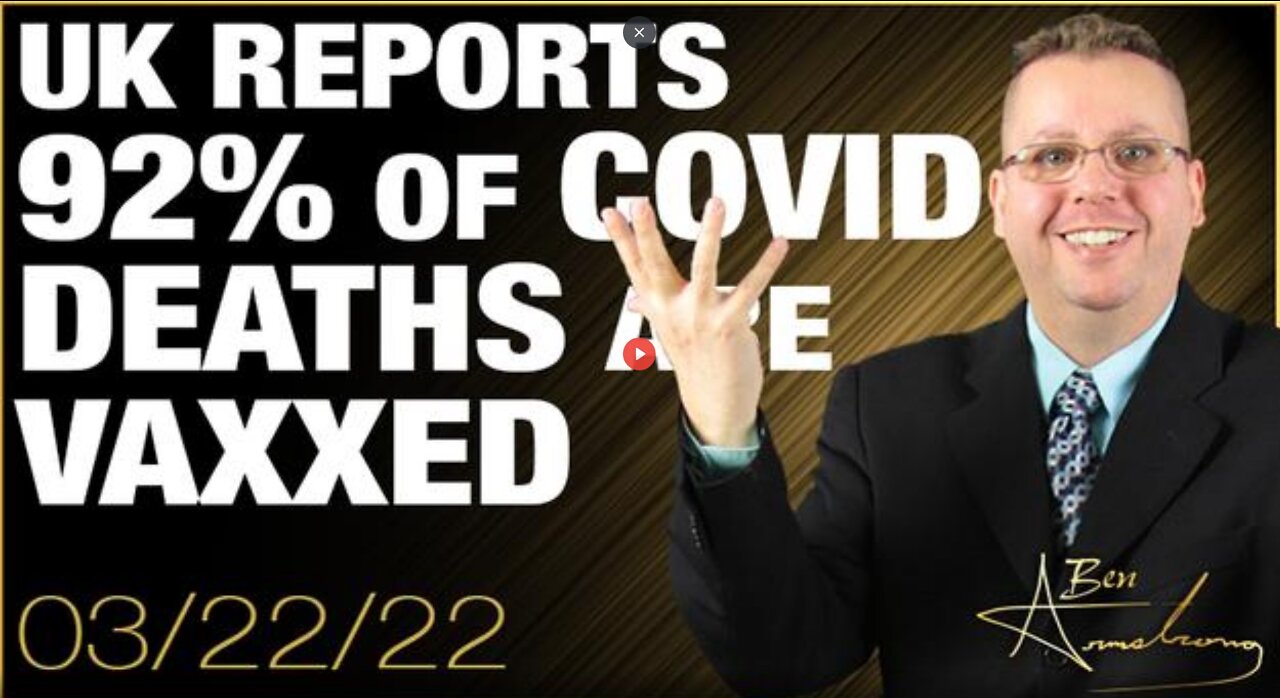IT GOT WORSE! UK REPORTS 92% OF COVID-19 DEATHS ARE VACCINATED!