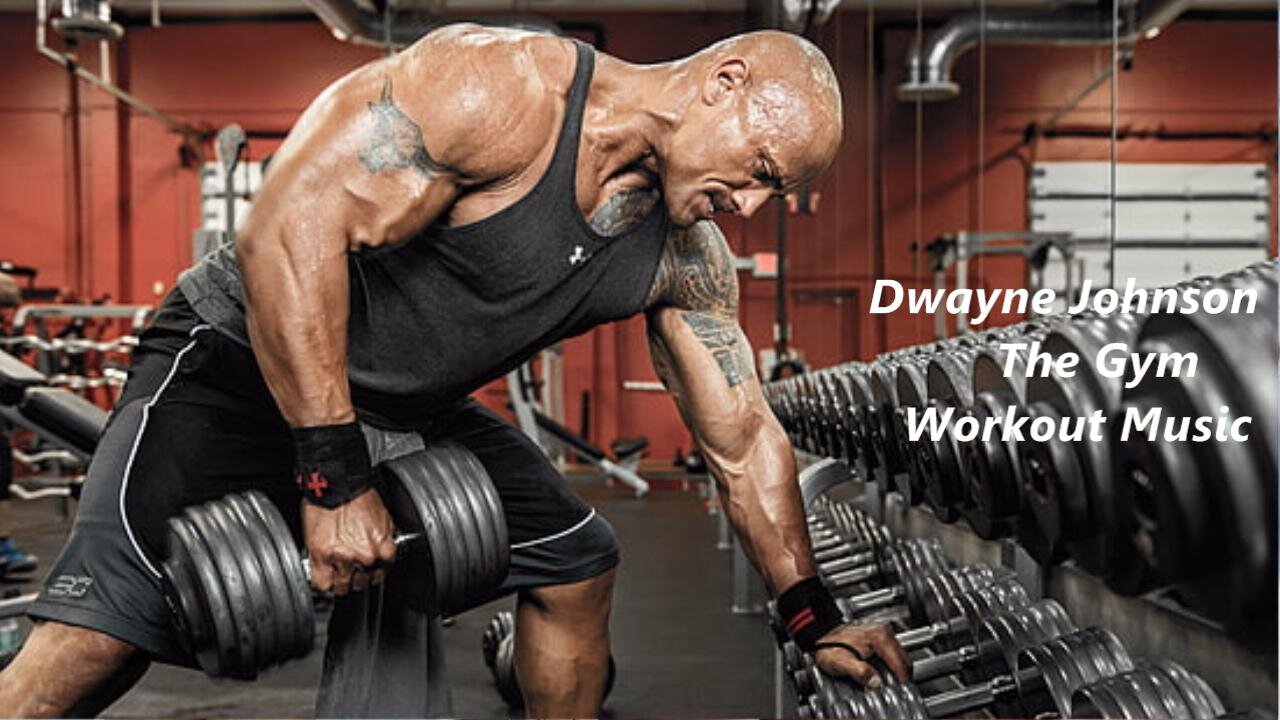 Dwayne Johnson gym workout