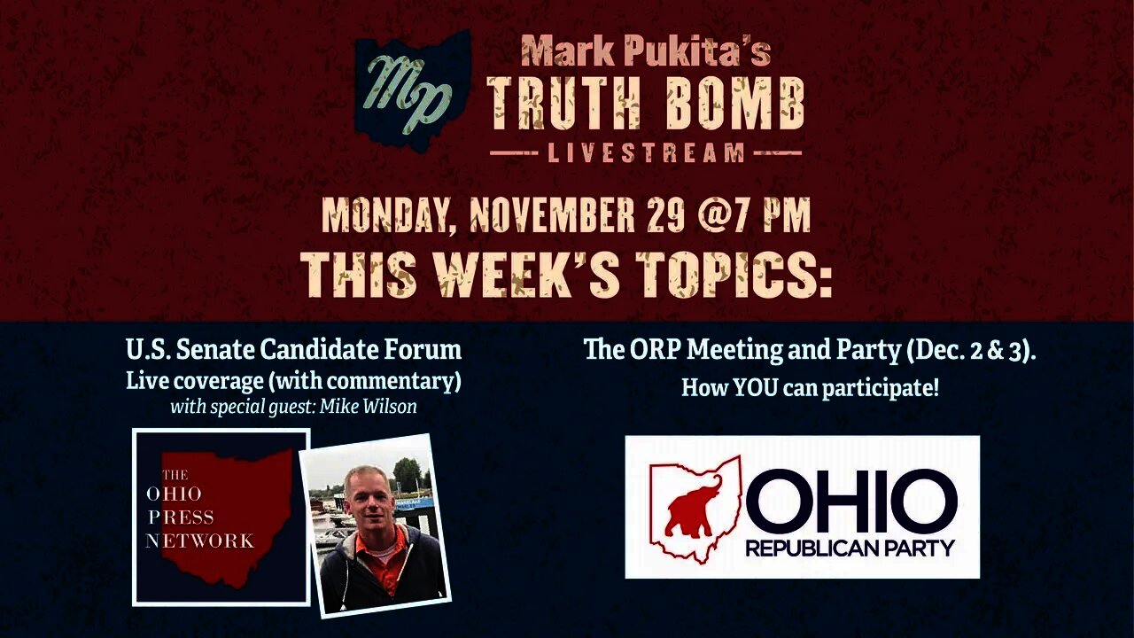 Mark Pukita's Truth Bomb for Monday, Nov. 29, 2021