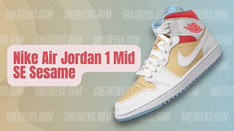 Nike Air Jordan 1 Mid SE Sesame (W) - CZ0774-200 - @SneakersADM