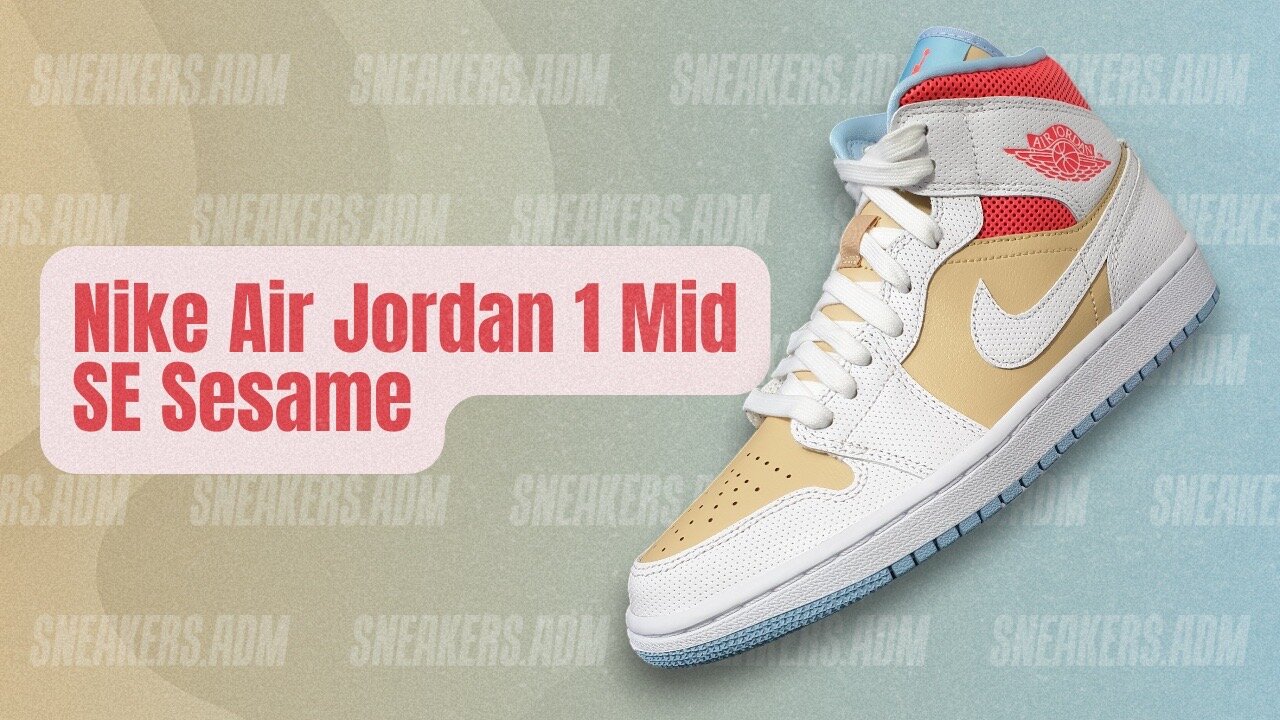 Nike Air Jordan 1 Mid SE Sesame (W) - CZ0774-200 - @SneakersADM