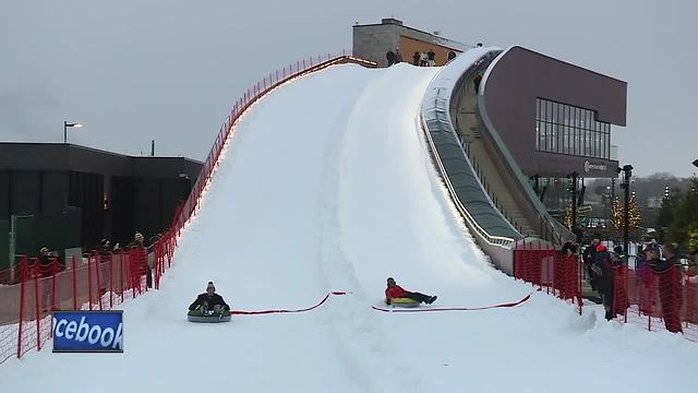 Tubing hill at Titletown District opens just in time for Christmas