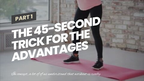 The 45-Second Trick For The Advantages of Going To The Gym Regularly