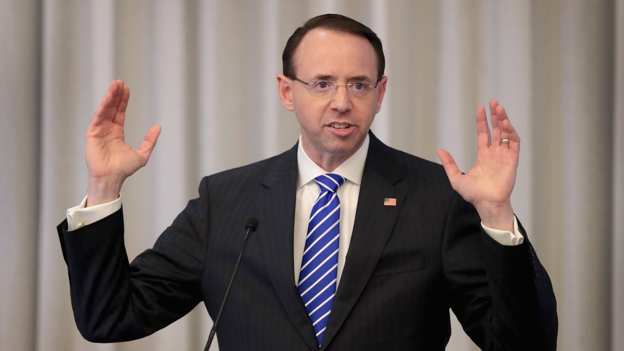 Meeting About Rosenstein's Fate Trump's DOJ Gets Pushed Back