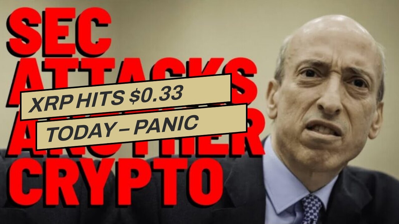 XRP HITS $0.33 TODAY – PANIC ESCALATES