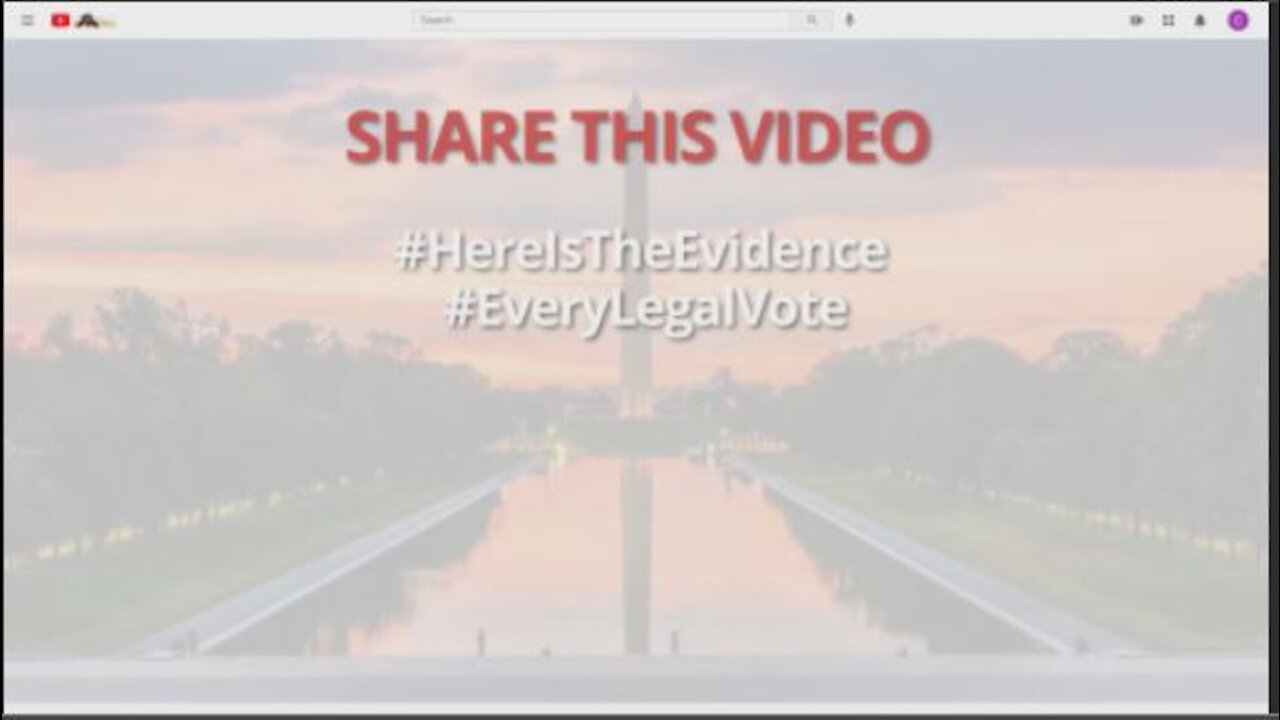 #HereIsTheEvidence #EveryLegalVote The Evidence Unmasked