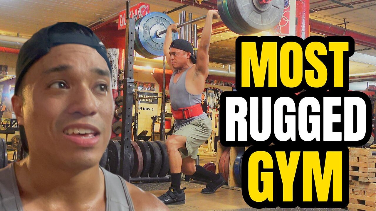 Olympic Weightlifter Finds The MOST RUGGED Gym in America!