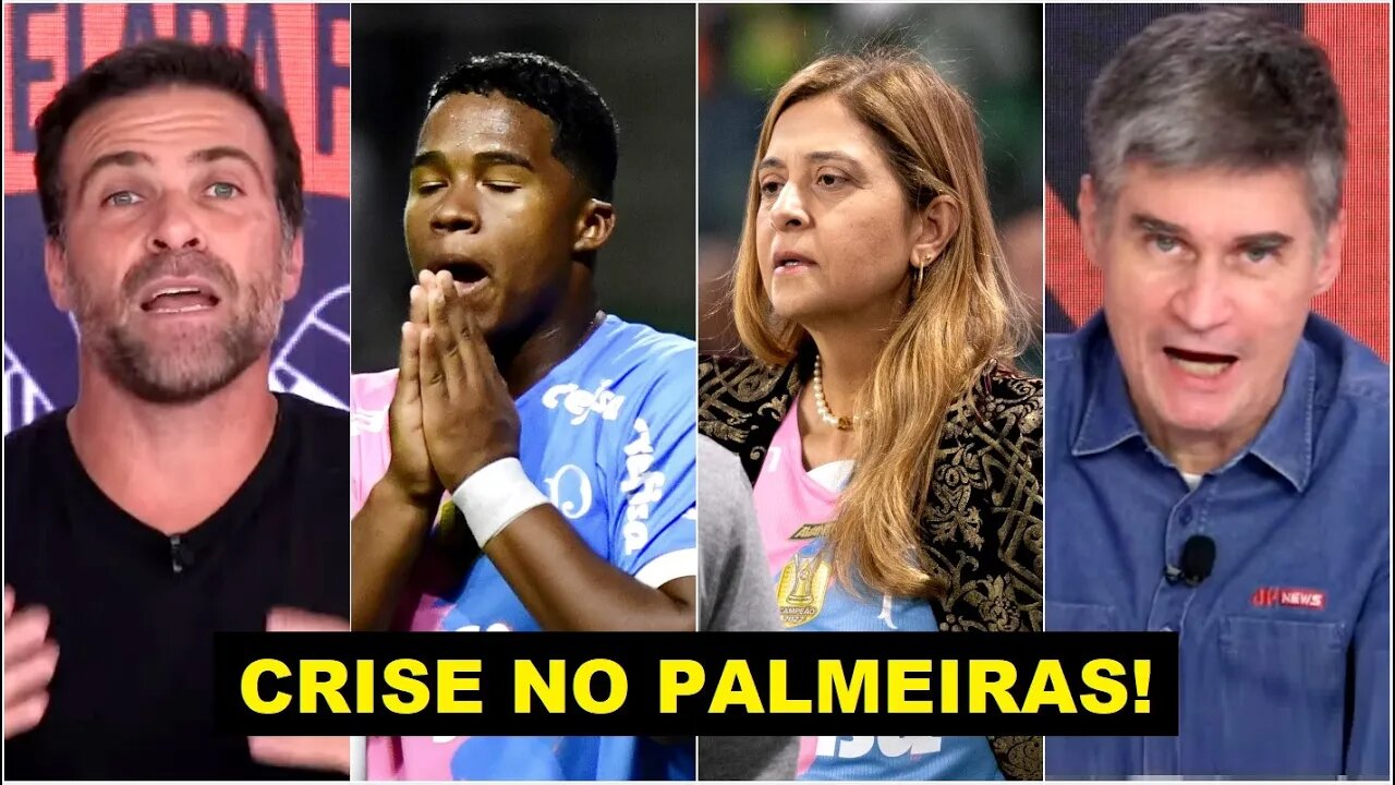 "É PREOCUPANTE! O Palmeiras TÁ MAL e VIVE UMA GUERRA DECLARADA entre..." DERROTA pro Galo é DEBATIDA