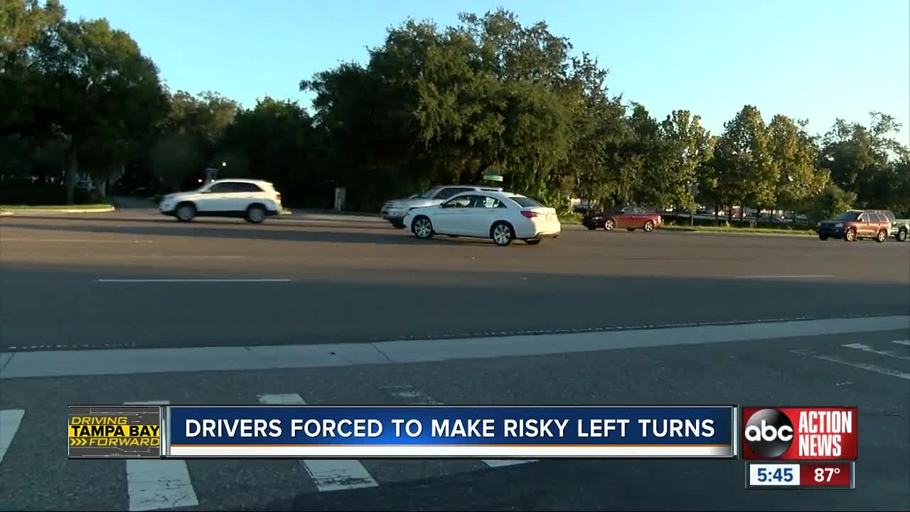 Dangerous left-hand turns out of Riverview apartment complex causes frustration
