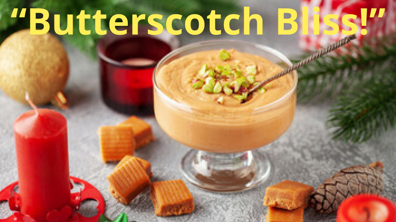 "Butterscotch Bliss: Whip Up the Creamiest Pudding Ever! 🍮✨"