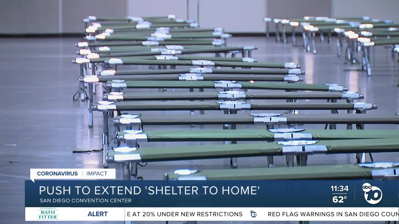 Push to extend San Diego's 'Shelter to Home'