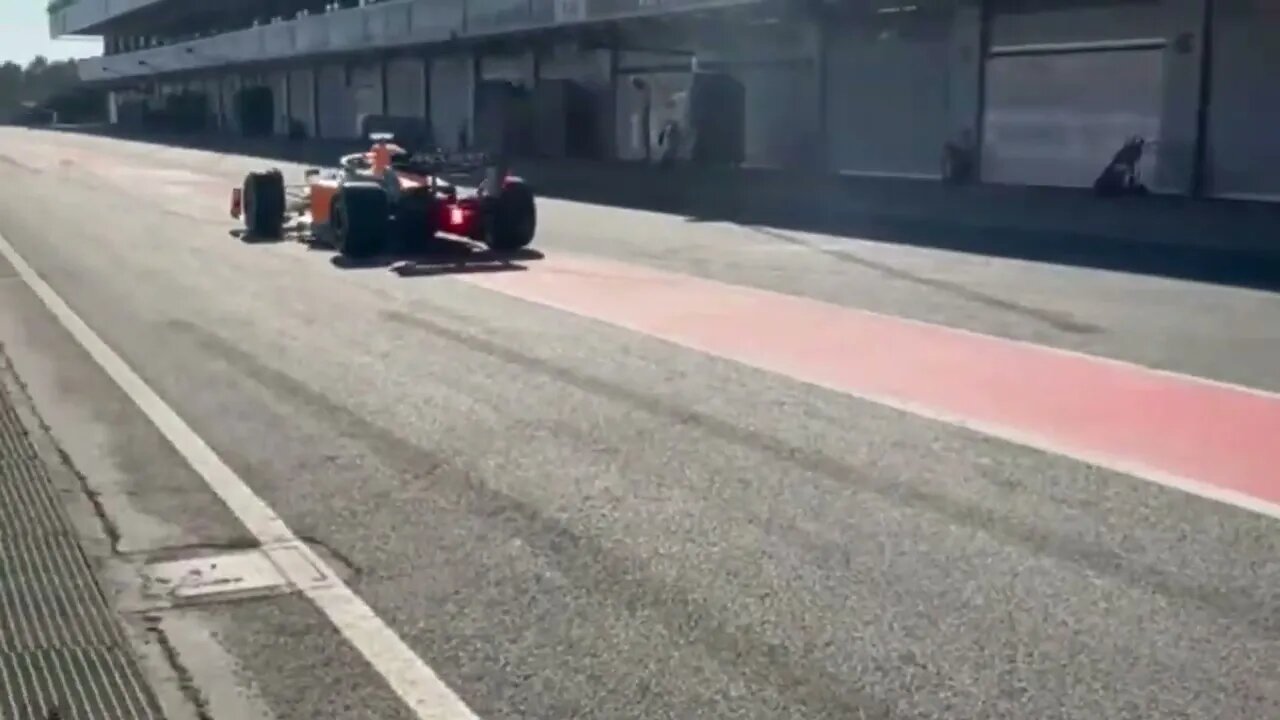 The #MCL36 hit the track in Barcelona