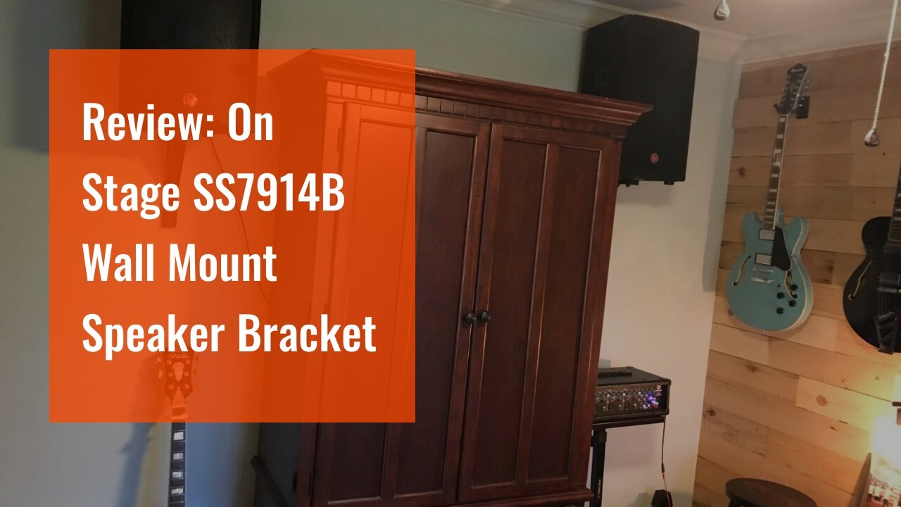 Review: On Stage SS7914B Wall Mount Speaker Bracket