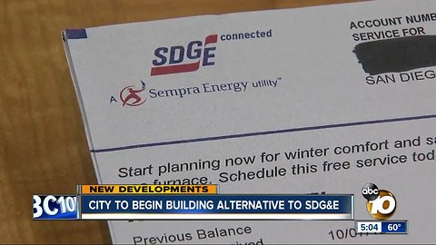 City to begin building alternative to SDG&E